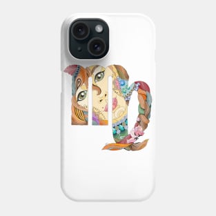 Virgo Horoscope Girl Phone Case