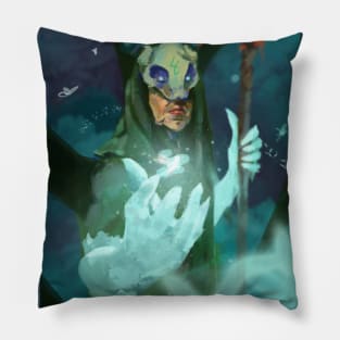 Acient forest fairy guardian Pillow