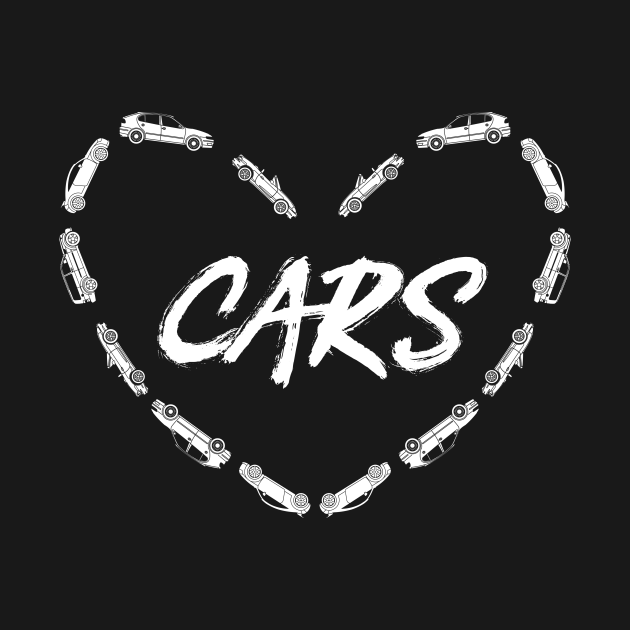 Car Heart Love Design for Car Guys and Collectors Car Tank Top