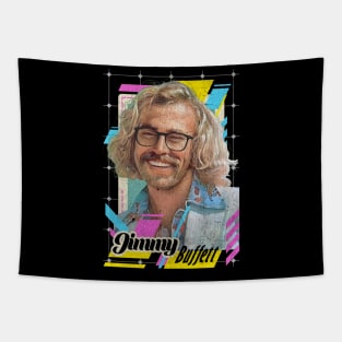 Jimmy Buffett Retro Vintage Tapestry