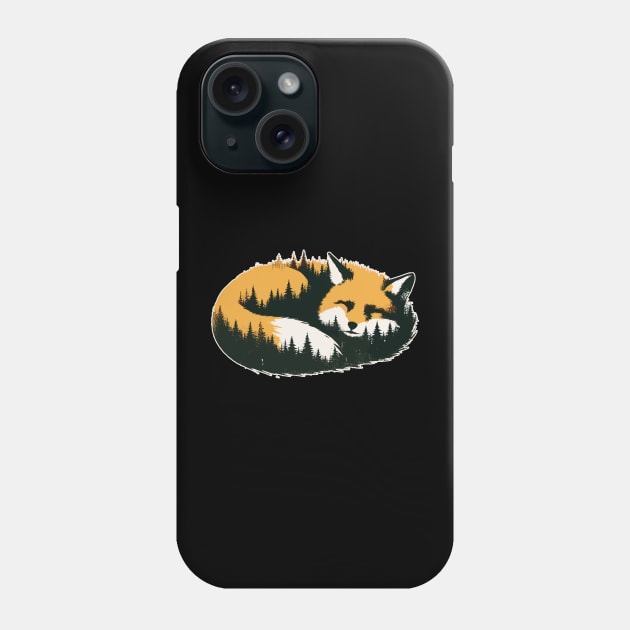 Sleeping fox Phone Case by TomFrontierArt