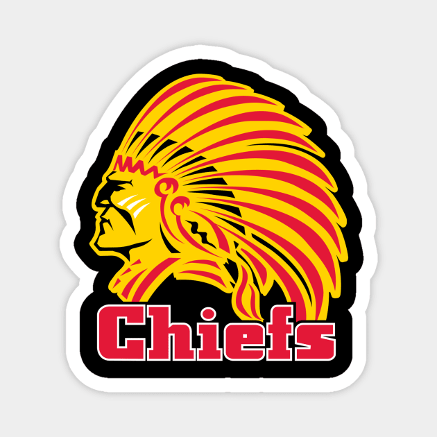 Exeter Chiefs Rugby Mascot Logo Magnet by xeina