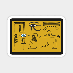 Egyptian Hieroglyphics Magnet