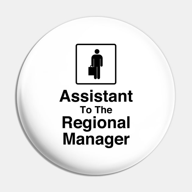 The Office - Assistant To the Regional Manager Black Set Pin by Shinsen Merch
