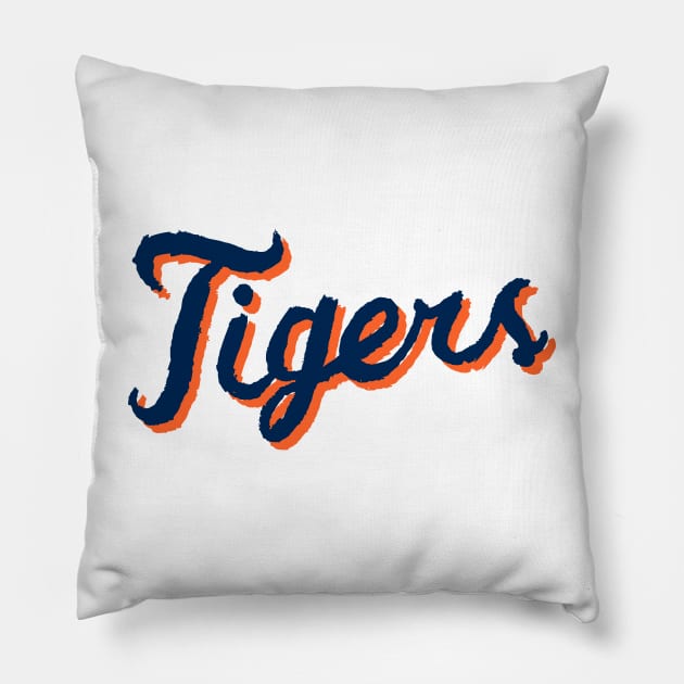 Detroit Tigeeeers Pillow by Very Simple Graph