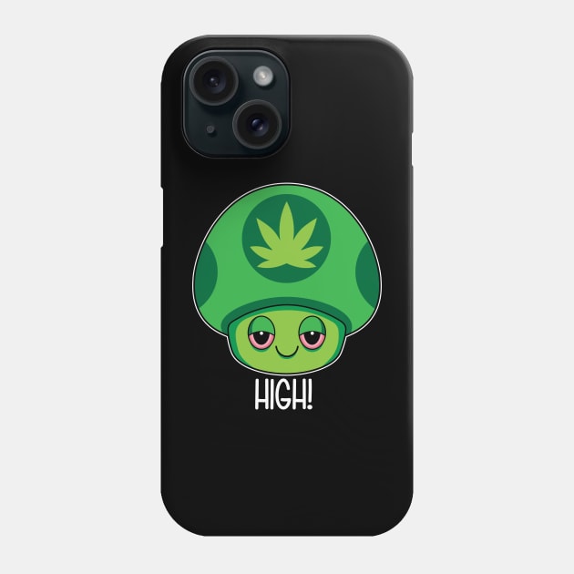 Weed Mushroom Phone Case by MightyShroom