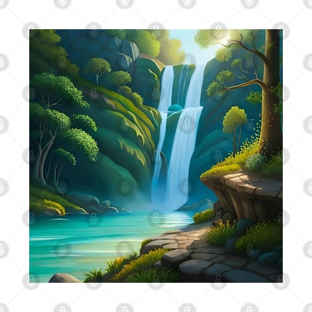 ForestFalls - Mystic Forest Nature Design by DanDesigns