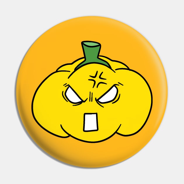 Angry Yellow Pepper Pin by saradaboru