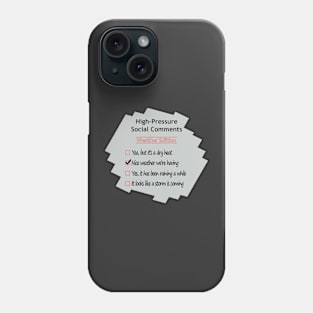 High-Pressure Conversations No 2 Phone Case