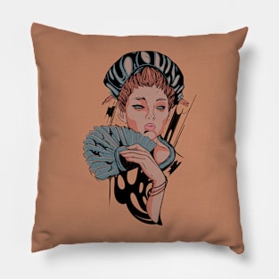 Japan Geisha Pillow