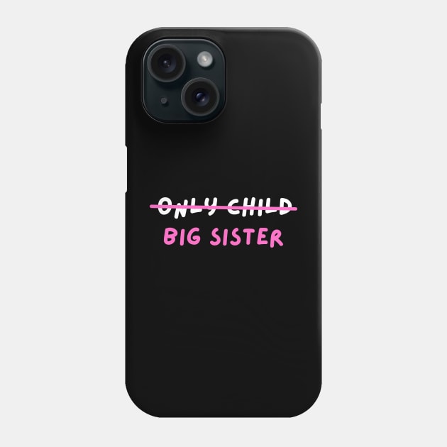 Only child big sister Phone Case by Leap Arts