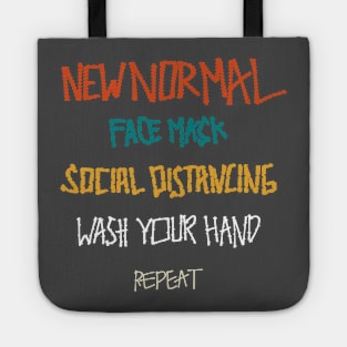 New Normal Social Distancing Wash Your Hand Tote