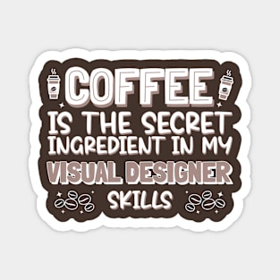 Coffee lover Visual Designer Magnet