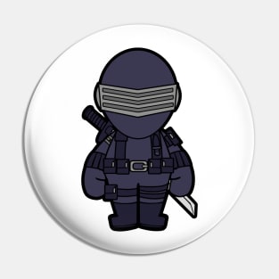 Snake Eyes Chibi Pin