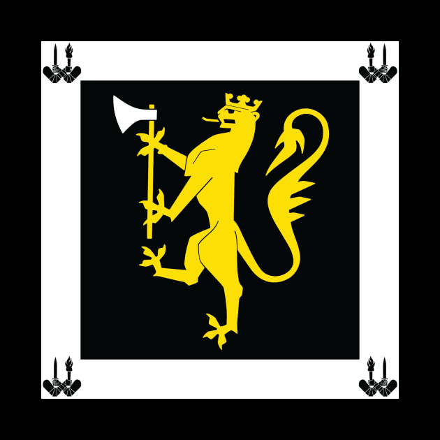 Standard of the Hærens Våpenskole by Wickedcartoons