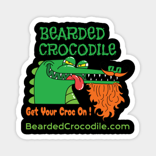 Bearded Crocodile logo Magnet