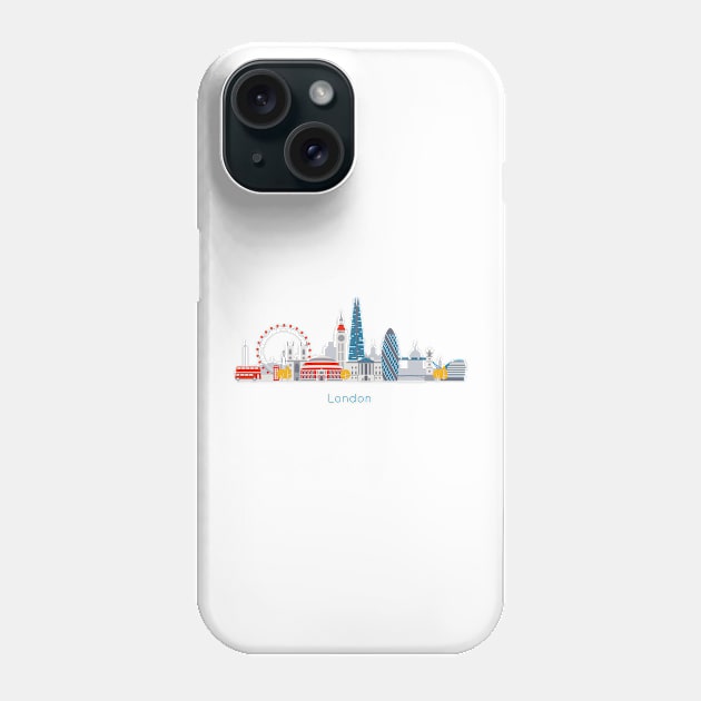 London Phone Case by Antikwar