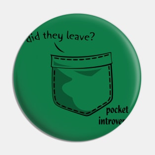 pocket introvert Pin