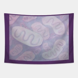 Purple mitochondria Tapestry