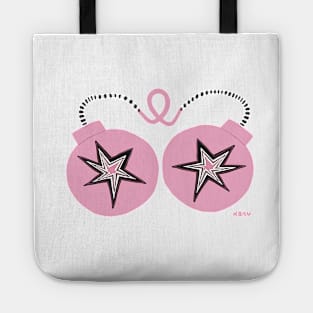 Pink Ribbon Bombs Tote