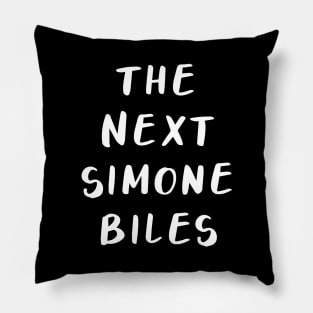 The Next Simone Biles (Black) Pillow