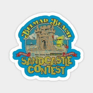 Belmar Beach Sandcastle Contest 1987 Magnet