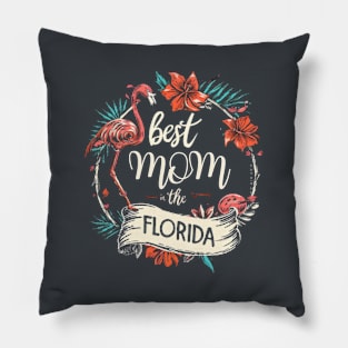 Best Mom in the FLORIDA, mothers day gift ideas, love my mom Pillow