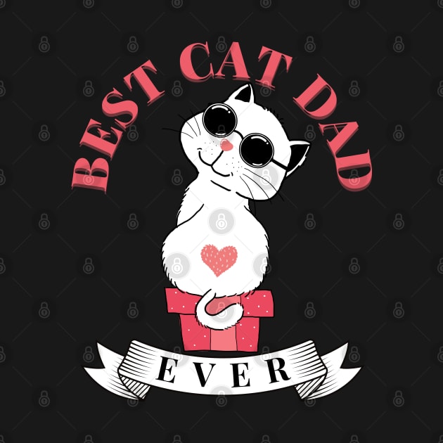 Best cat dad ever, cat daddy, cat dad ever, cat lover by Lekrock Shop