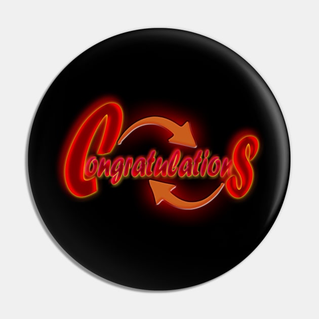 Congratulations! Pin by Own LOGO