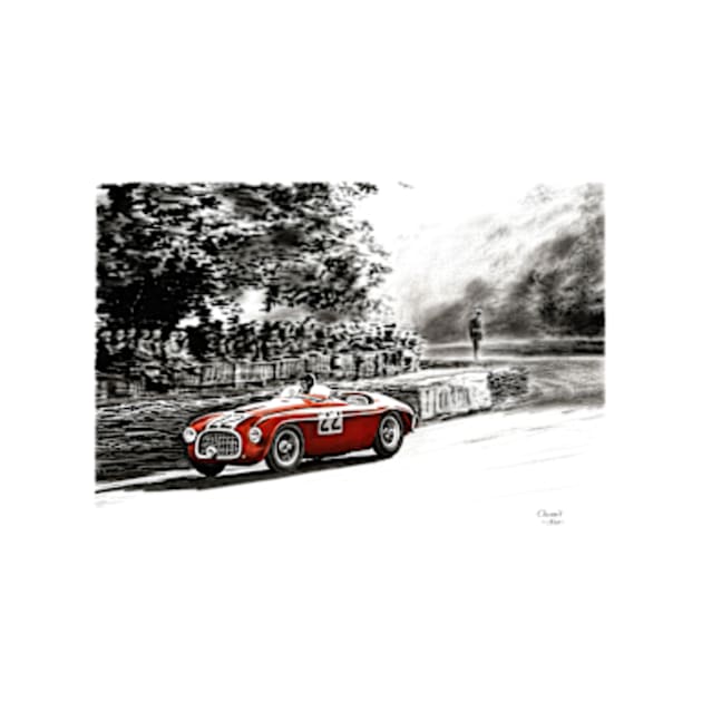 Ferrari 166 MM, Le Mans victory, Luigi Chinett by oleynik