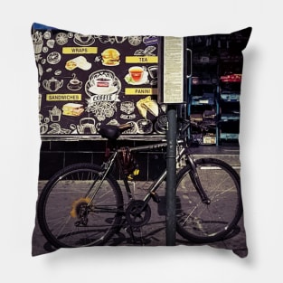 Greenpoint Shop Brooklyn Street Bicycle NYC Pillow