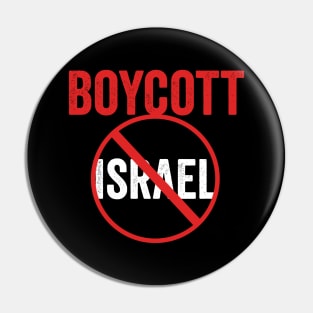 Boycott Israel Pin