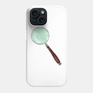 Magnifying glass Phone Case