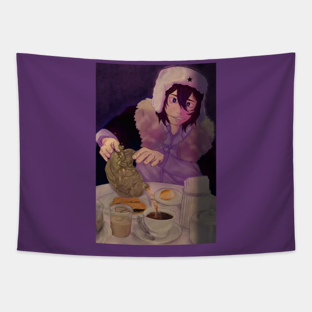 Assassin's teapot Tapestry by Rakkunji