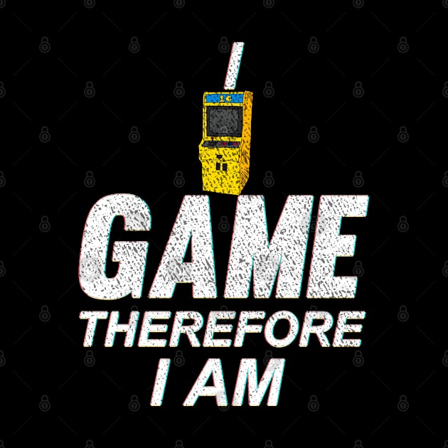 I Game Therefore I Am by NoBreathJustArt