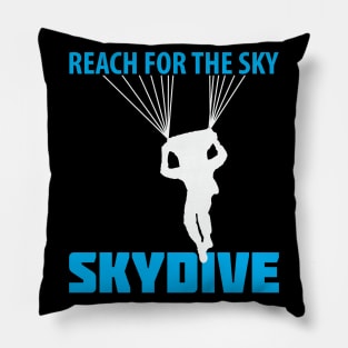 Reach for the Sky Skydiving Gift Pillow