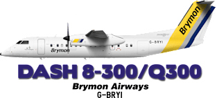 DeHavilland Canada Dash 8-300/Q300 - Brymon Airways Magnet