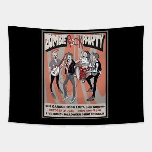 Zombie rock party Tapestry