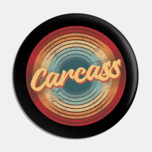 Carcass Vintage Circle Pin