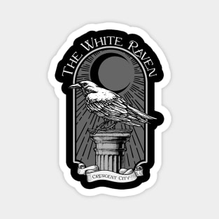 The White Raven Magnet