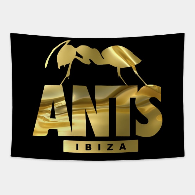 ANTS PARTY - ibiza collector gold edition Tapestry by BACK TO THE 90´S