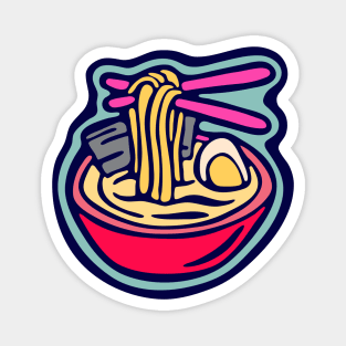 Ramen Noodles Bowl illustration Magnet