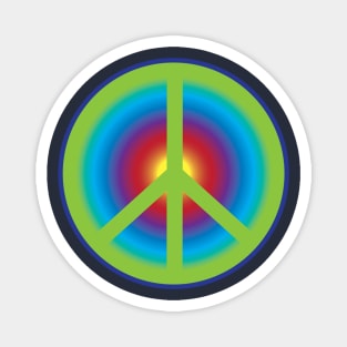 Rainbow Peace Magnet