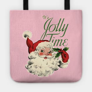 It's Jolly Time Santa Tote