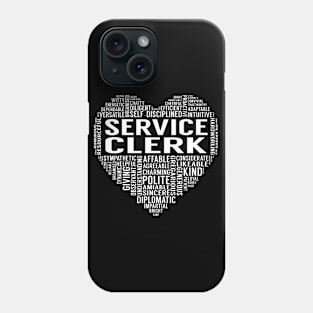 Service Clerk Heart Phone Case