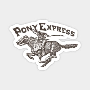 Pony Express 4 by Buck Tee Magnet