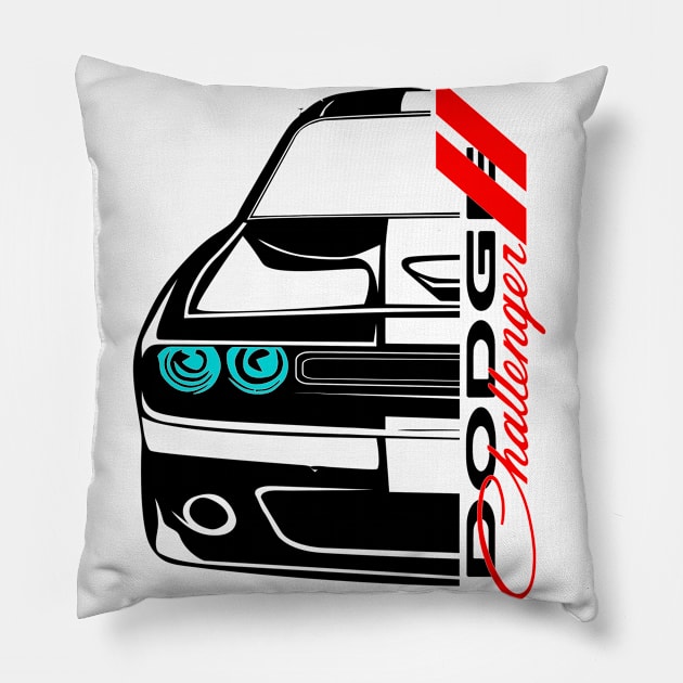 Challenger SRT Pillow by BlueRoller