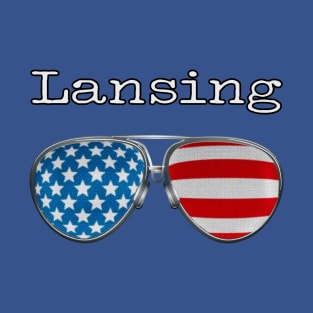 USA PILOT GLASSES LANSING T-Shirt