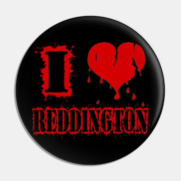 I Love Reddington Pin by hauntedgriffin