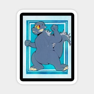 Godzilla (30s style) Magnet